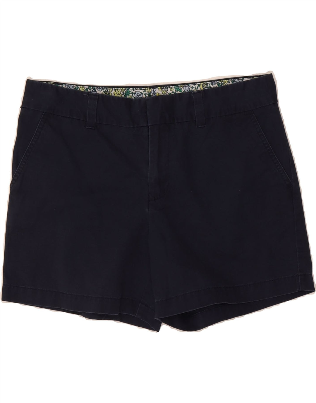 TOMMY HILFIGER Womens Chino Shorts US 8 Medium W34  Navy Blue Cotton Vintage Tommy Hilfiger and Second-Hand Tommy Hilfiger from Messina Hembry 