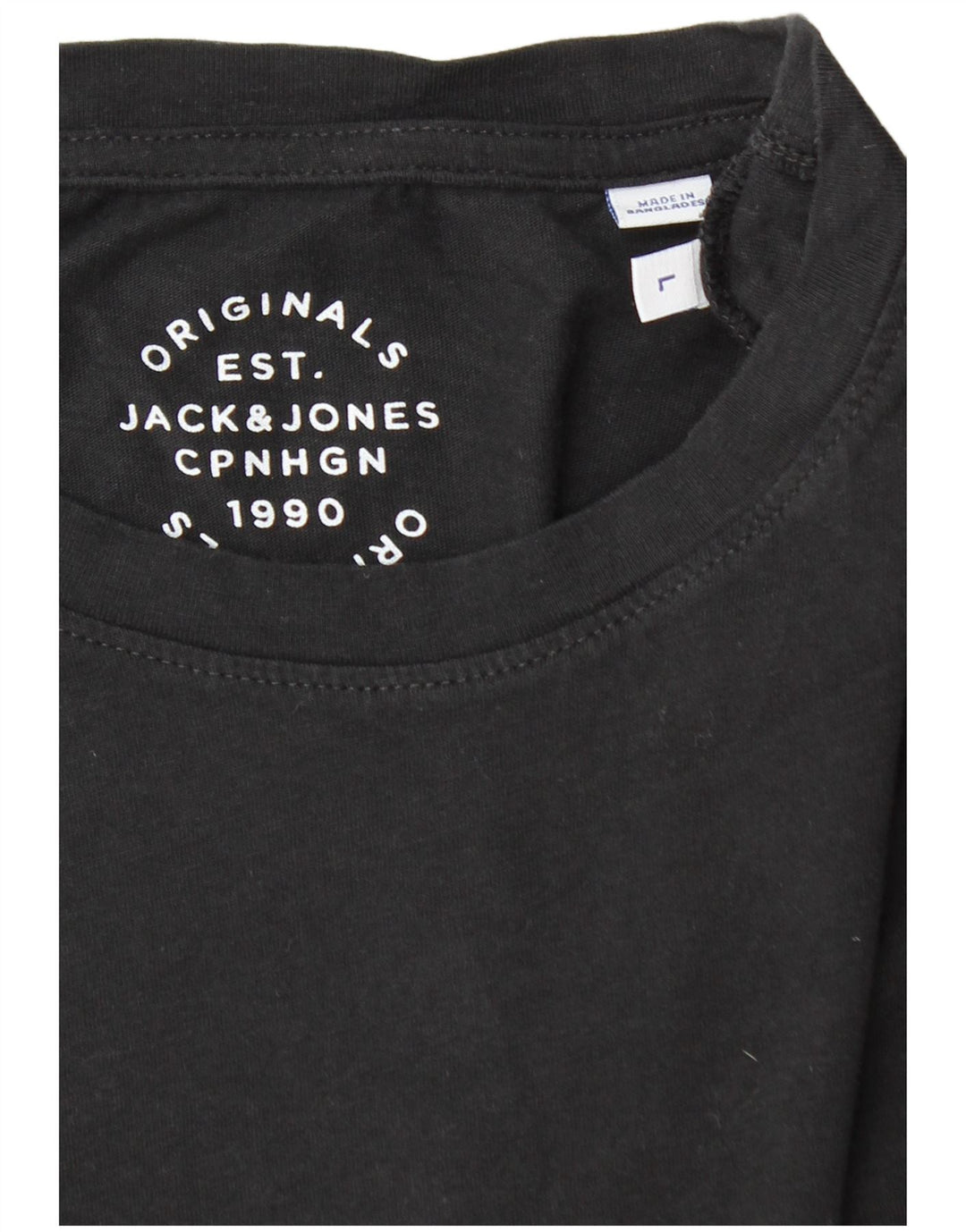 Jack & Jones Herren T-Shirt Top Large Schwarz Colourblock