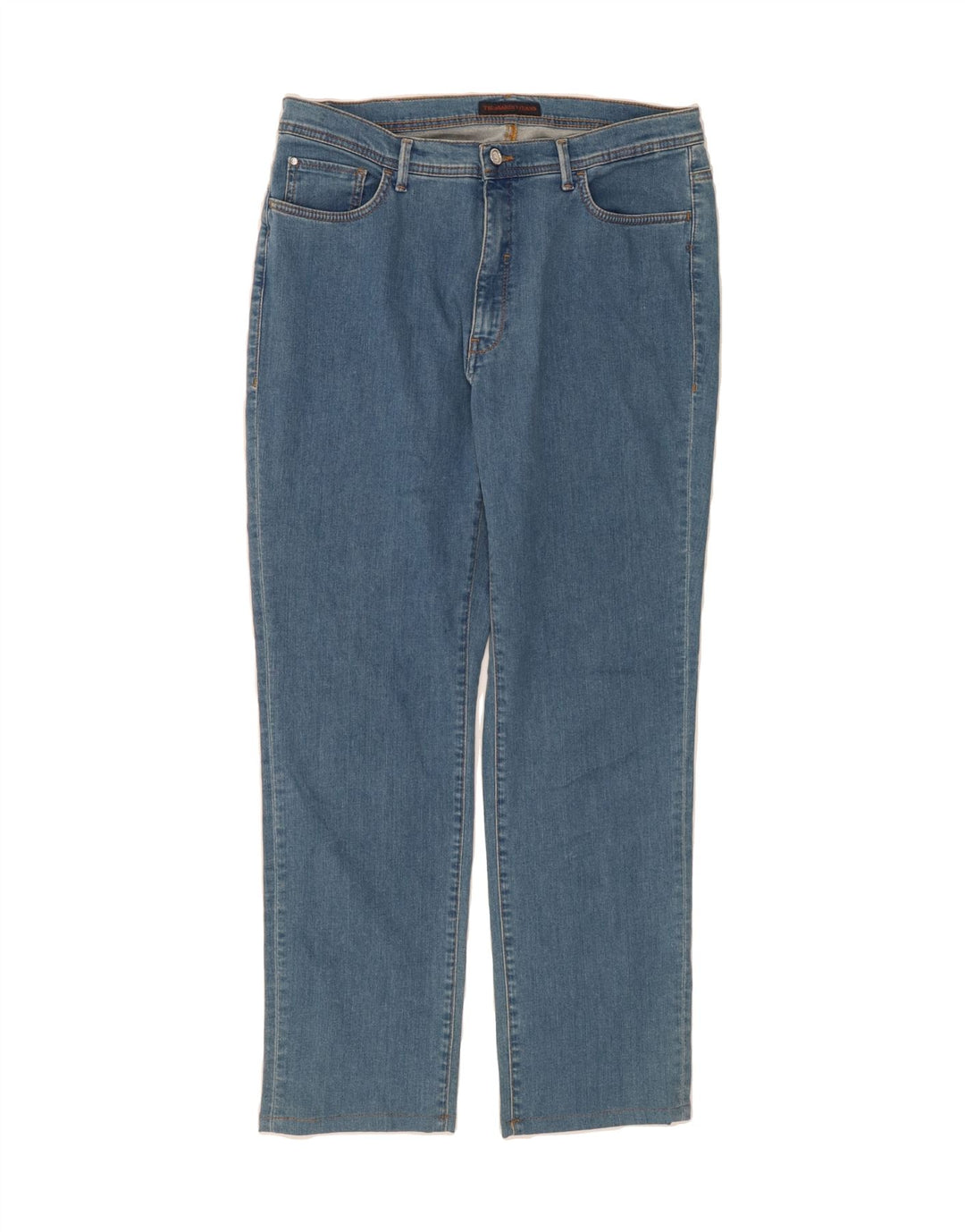 TRUSSARDI Womens Straight Jeans W32 L28 Blue Vintage Trussardi and Second-Hand Trussardi from Messina Hembry 