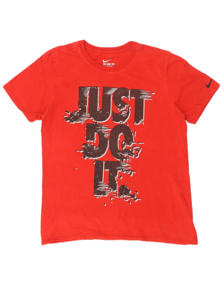 Nike Herren Athletic Cut Graphic T-Shirt Top Mittelrot