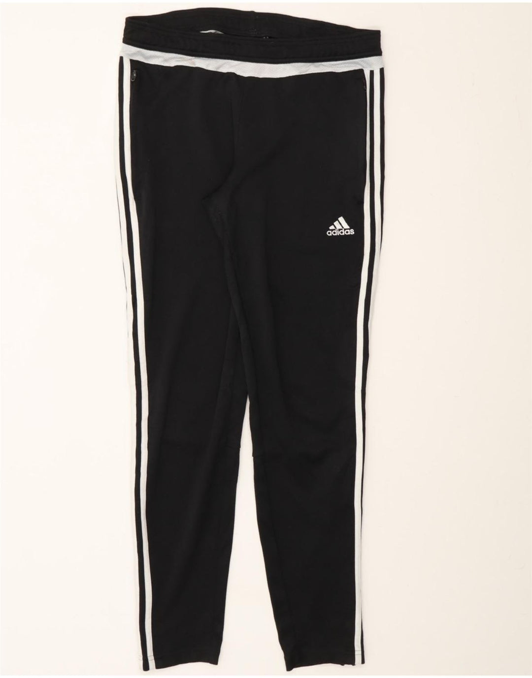 ADIDAS Womens Tracksuit Trousers UK 12-14 Medium  Black Polyester Vintage Adidas and Second-Hand Adidas from Messina Hembry 