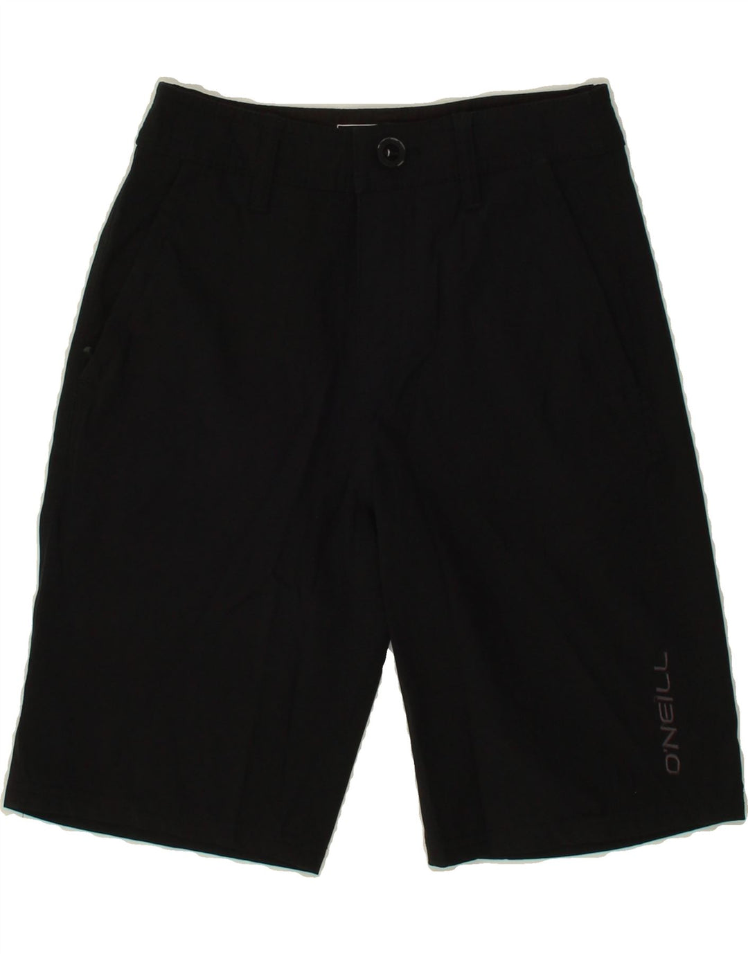 O'NEILL Boys Chino Shorts 11-12 Years W24  Black Polyester Vintage O'Neill and Second-Hand O'Neill from Messina Hembry 