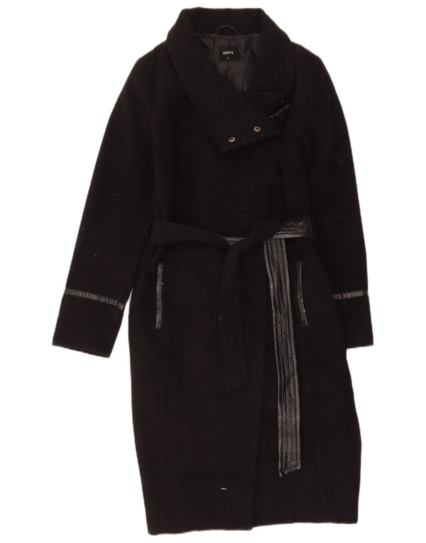 Oasis Damenmantel UK 10 Small Schwarz Polyester