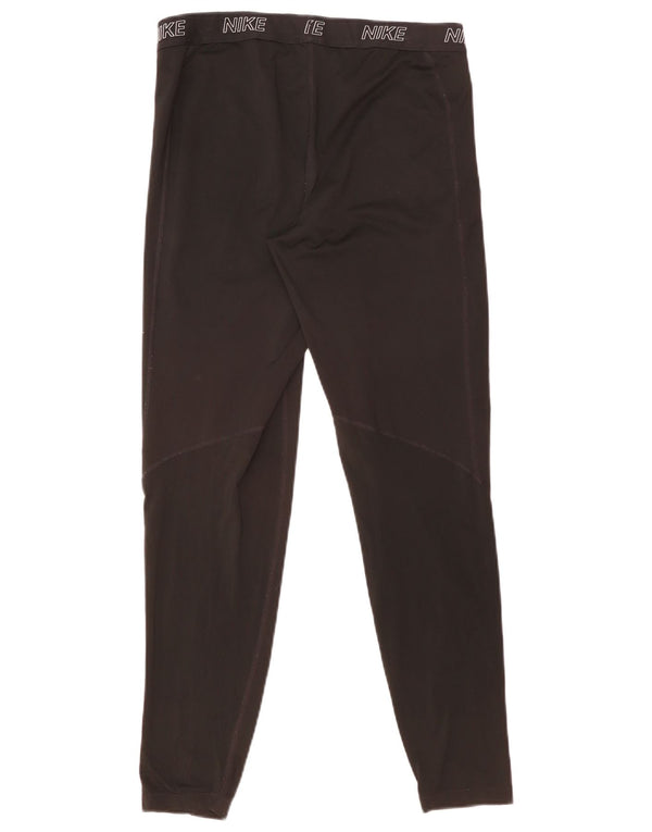 Nike Damen Dri Fit Graphic Leggings UK 18 XL Schwarz