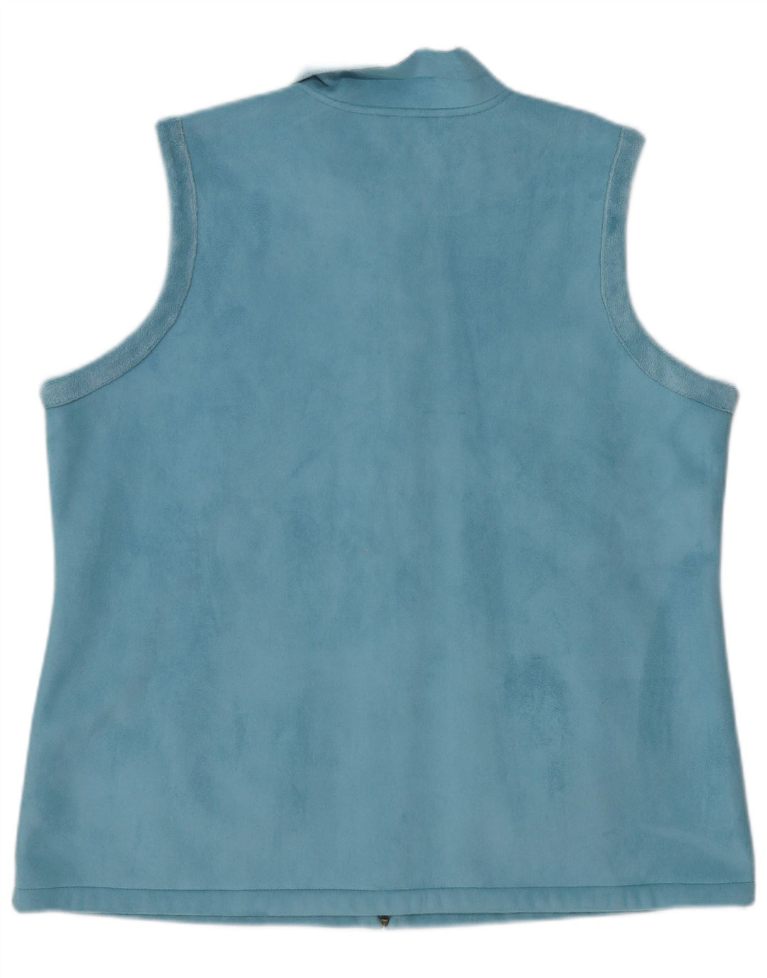 ORVIS Mens Fleece Gilet UK 40 Large Blue Polyester