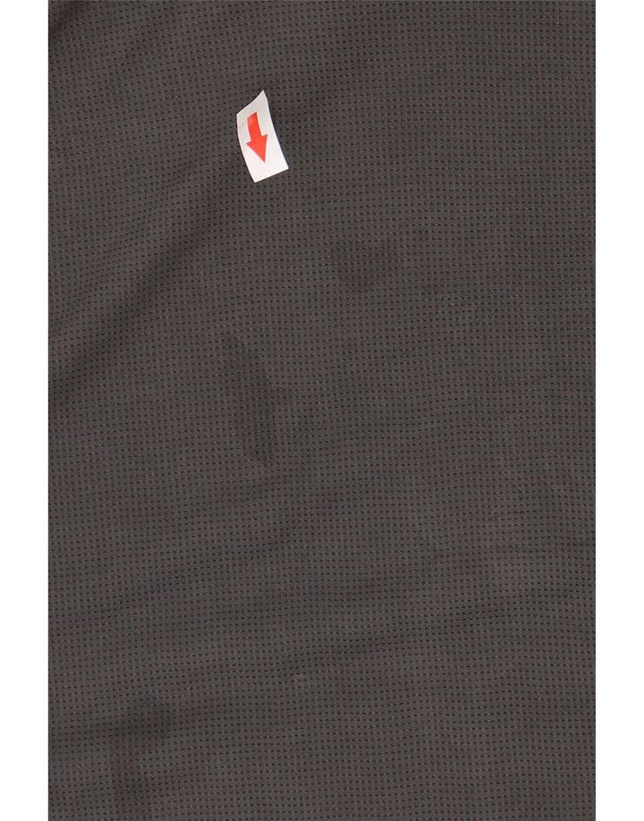 PUMA Herren Grafik-T-Shirt-Oberteil Mittelgraues geometrisches Polyester