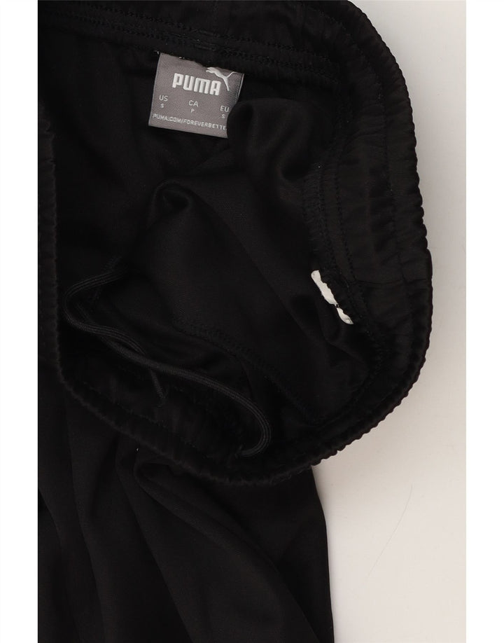 Puma Herren-Trainingshose, Größe S, Schwarz, Colourblock-Polyester