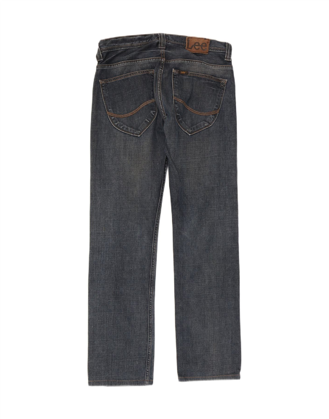 Lee Herren Zed Straight Jeans W31 L34 Blaue Baumwolle