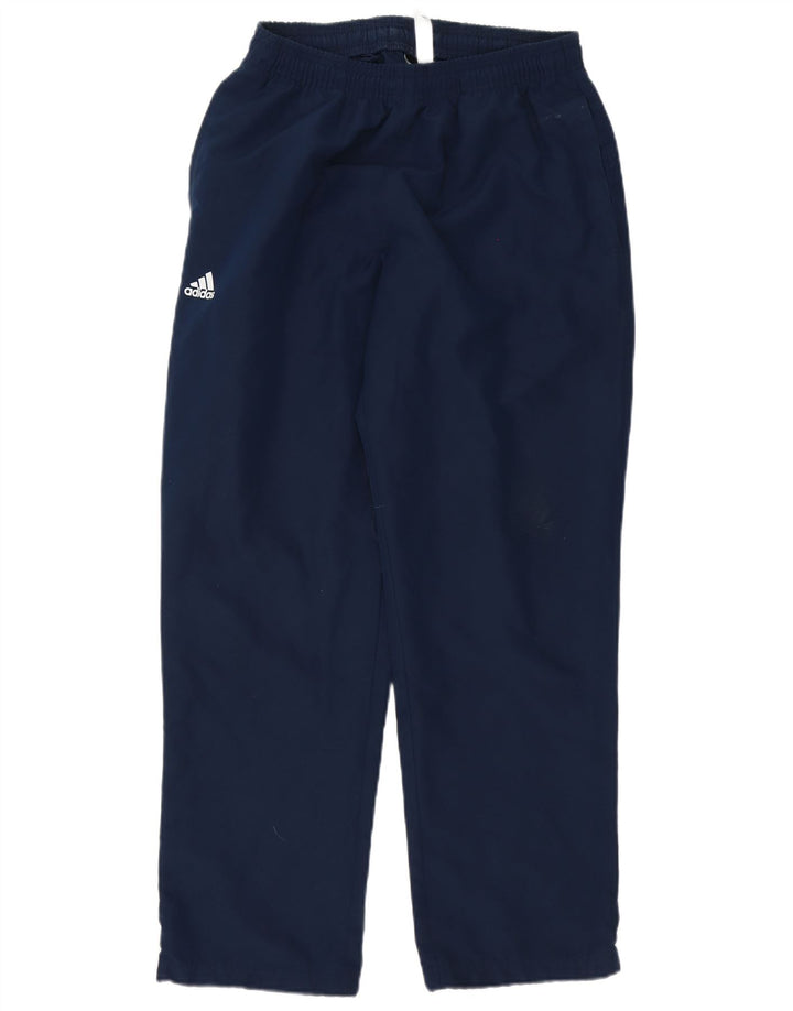 Adidas Herren-Trainingshose mit Grafik, mittelgroß, marineblau, Polyester