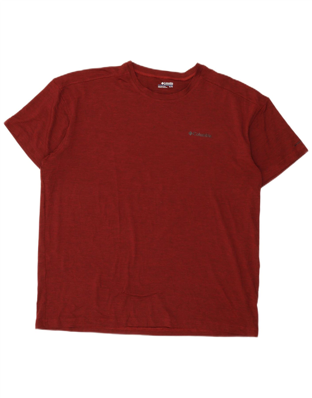 Columbia Herren T-Shirt Top XL Burgund Polyester