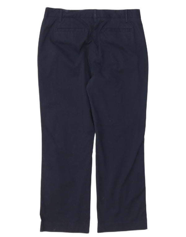 Marks & Spencer Damen Tapered Chinohose UK 14 Large W34 L28 Marineblau