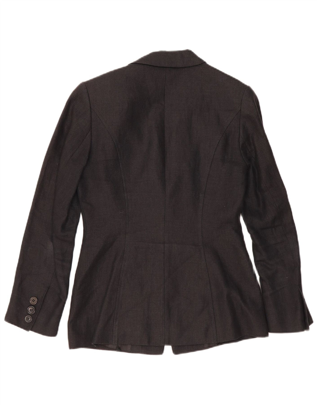 Hobbs Marilyn Anselm 1-Knopf-Blazer für Damen, Gr. 10, Größe S, Schwarz, Leinen