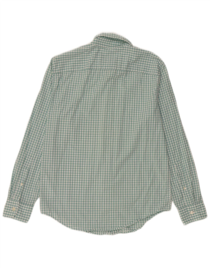 Abercrombie & Fitch Herrenhemd, klein, grün, Gingham-Baumwolle