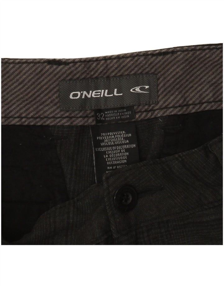 O'NEILL Herren Chinoshorts W32 mittelgrau kariertes Polyester