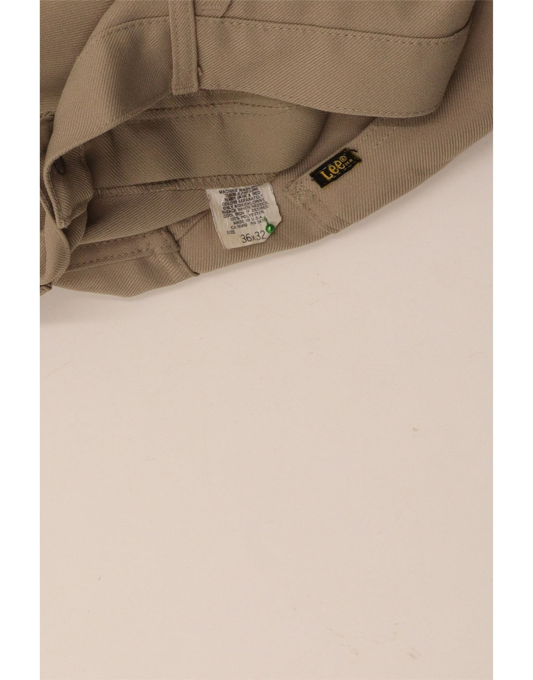 LEE Gerade Herren-Freizeithose W36 L26 Beige Polyester