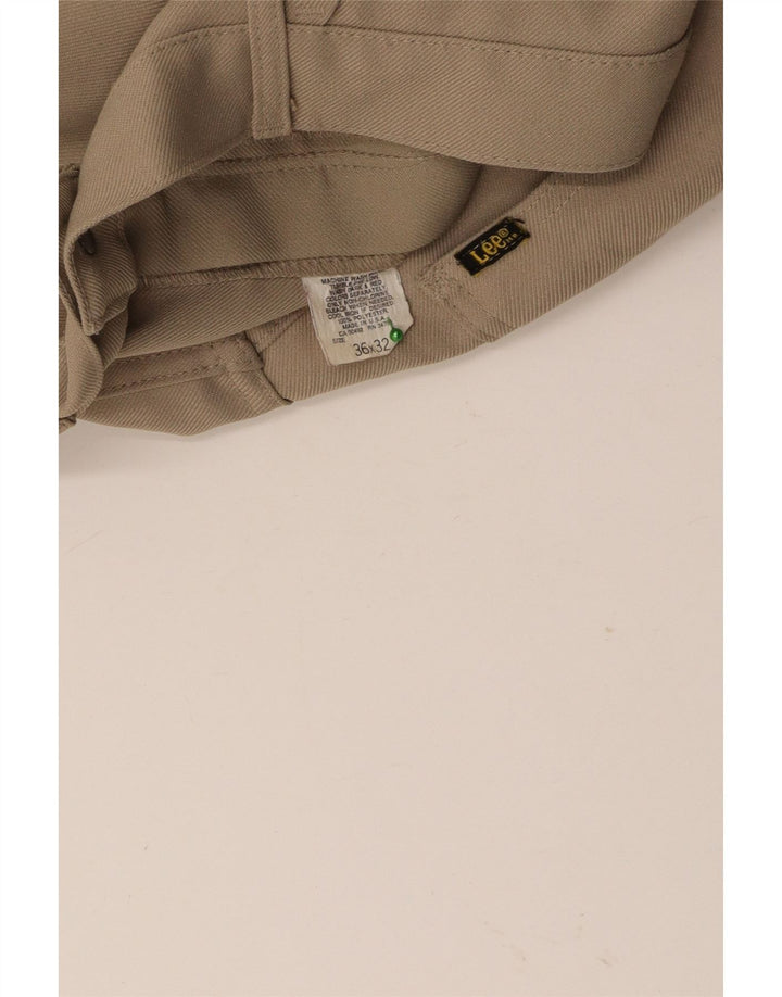 LEE Gerade Herren-Freizeithose W36 L26 Beige Polyester