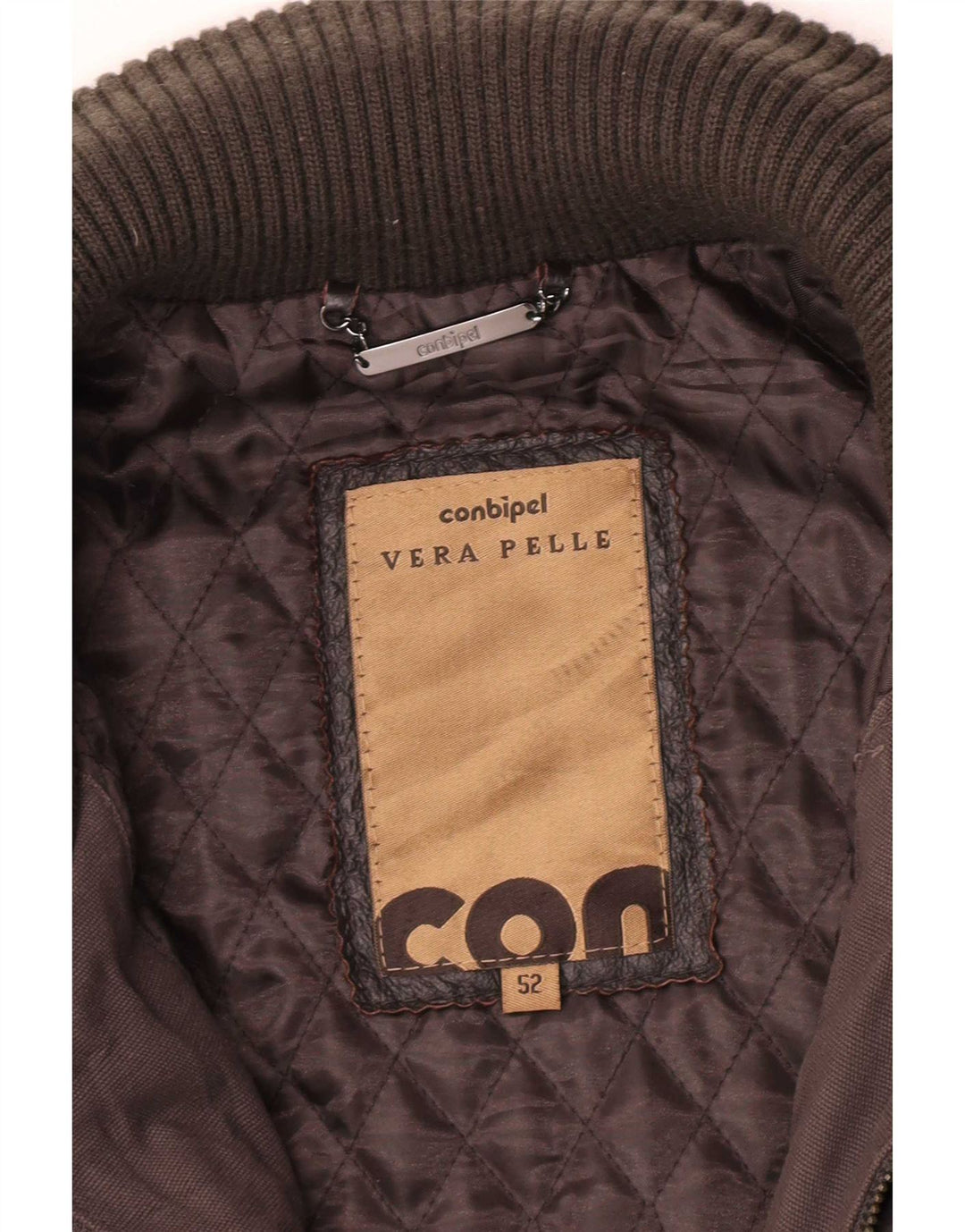Conbipel Herren Lederjacke IT 52 XL Braunes Leder