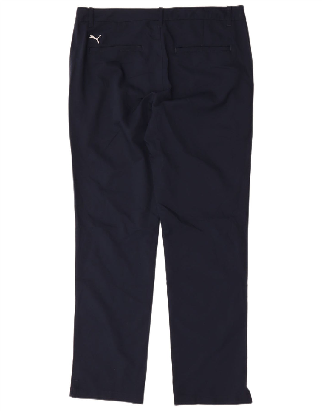Puma Herren Straight Chino Hose W34 L32 Marineblau Polyester