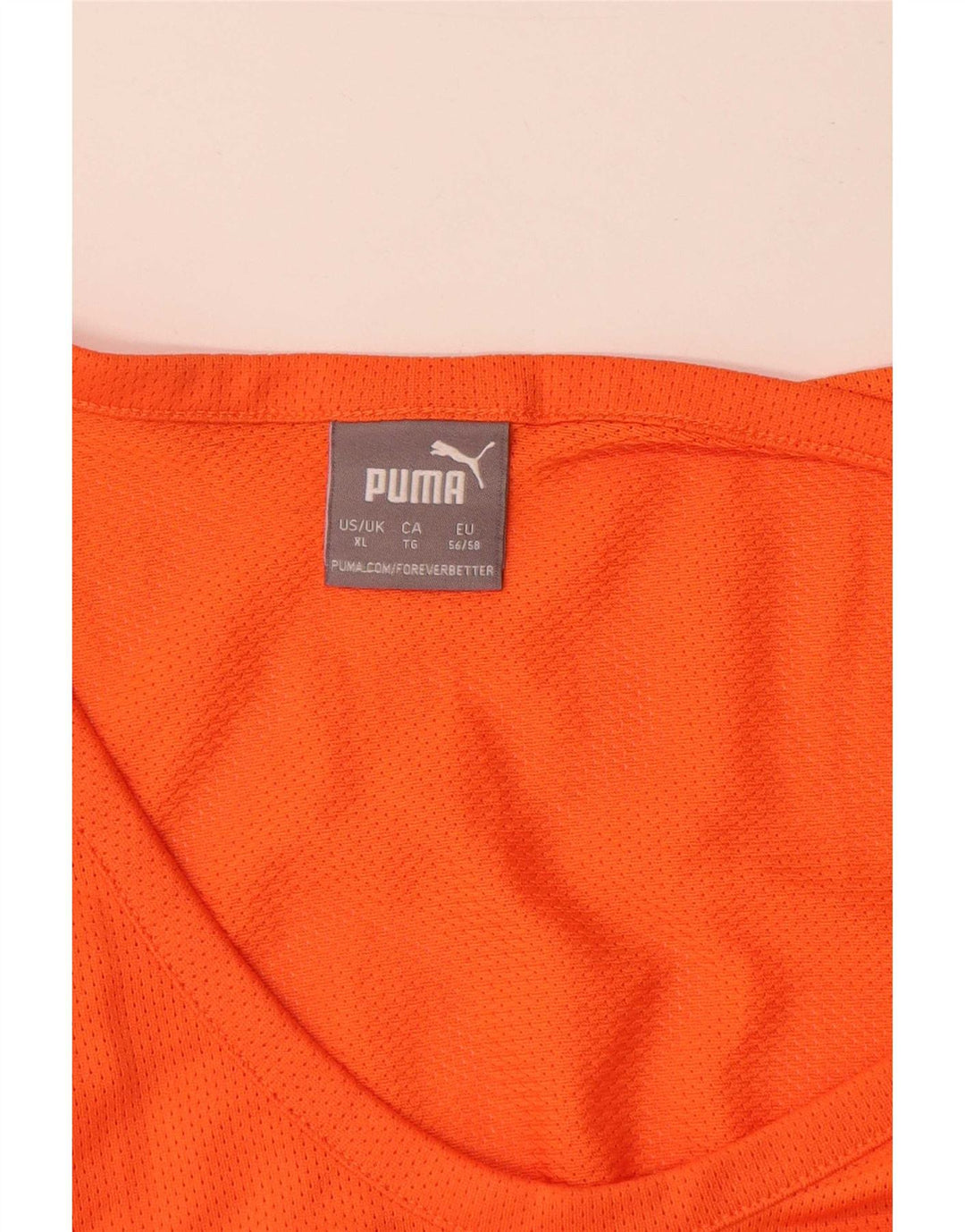 Puma Herren Graphic Vest Top XL Orange Polyester