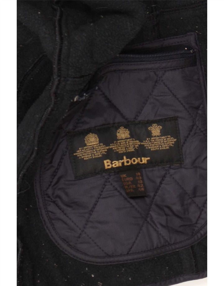 Barbour Damen Steppjacke UK 14 Large Marineblau Farbblock
