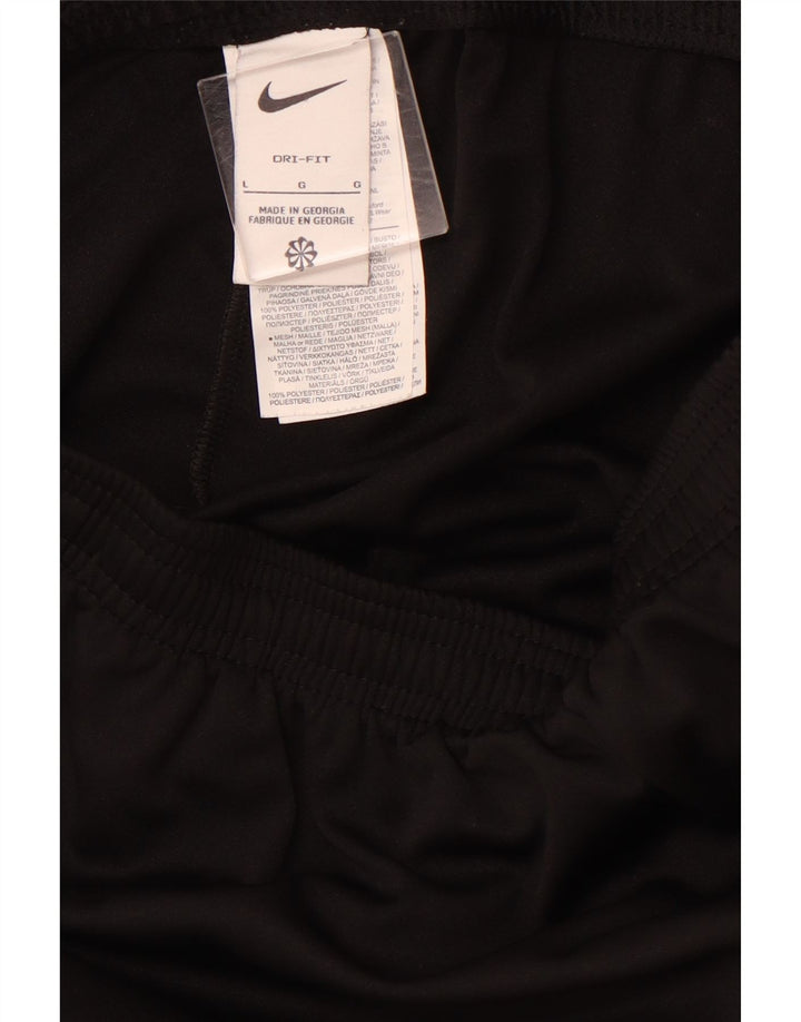 NIKE Herren-Trainingshose Dri Fit, groß, schwarzes Farbblock-Polyester