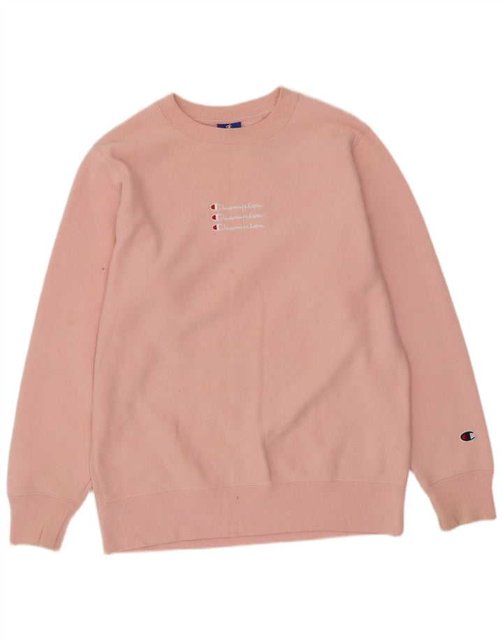 Champion Damen-Sweatshirt in Übergröße, Gr. 10, Größe S, Rosa, Baumwolle