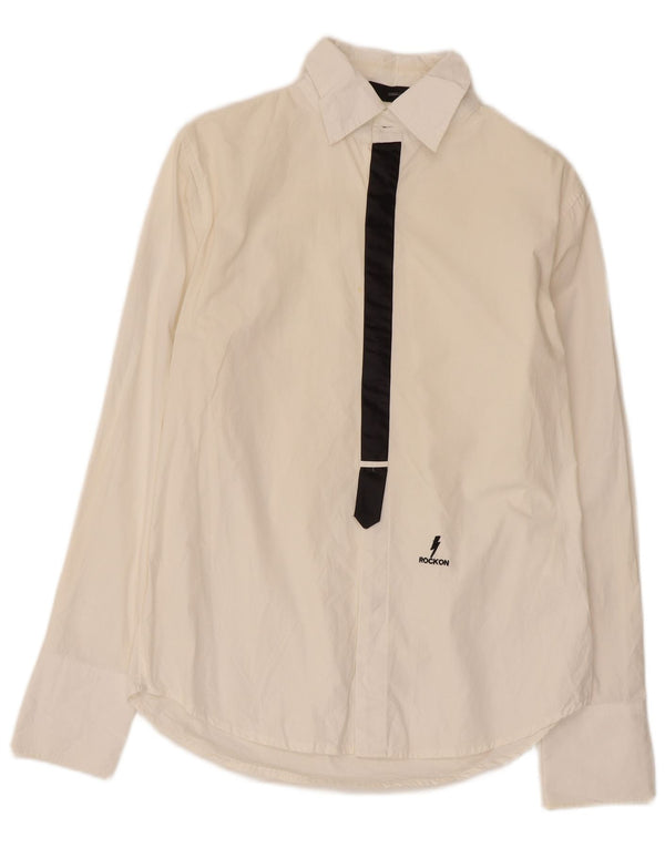 Dsquared2 Herrenhemd IT 50 Medium Weiß