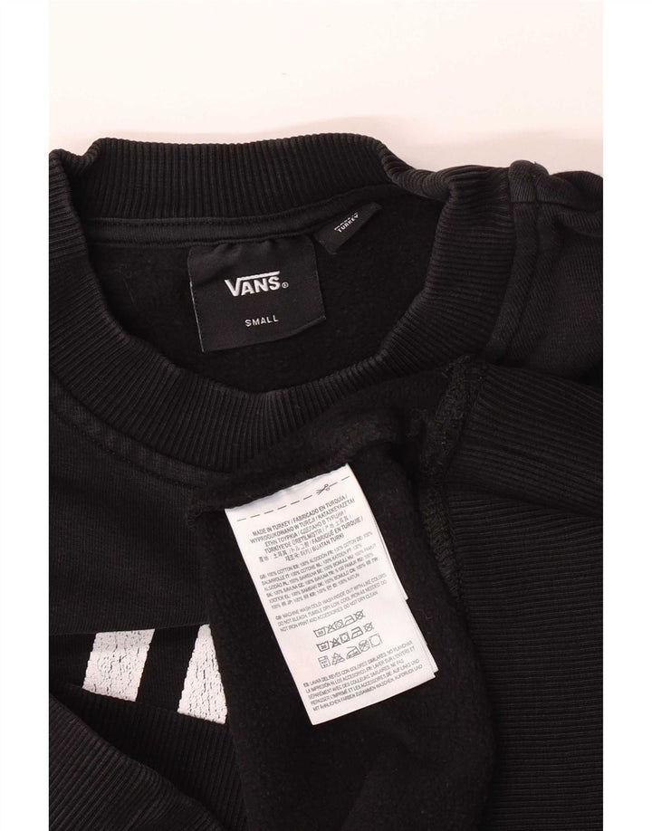 Vans Damen Grafik-Sweatshirt-Pullover, Größe S, Schwarz, Baumwolle