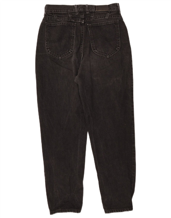 Lee Damen Tapered Jeans W28 L27 Schwarz