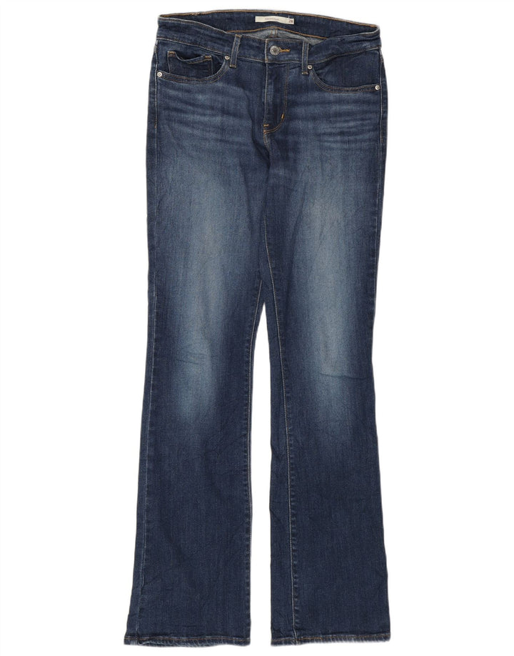 Levi's Damen 715 Bootcut Jeans W28 L32 Marineblau Baumwolle