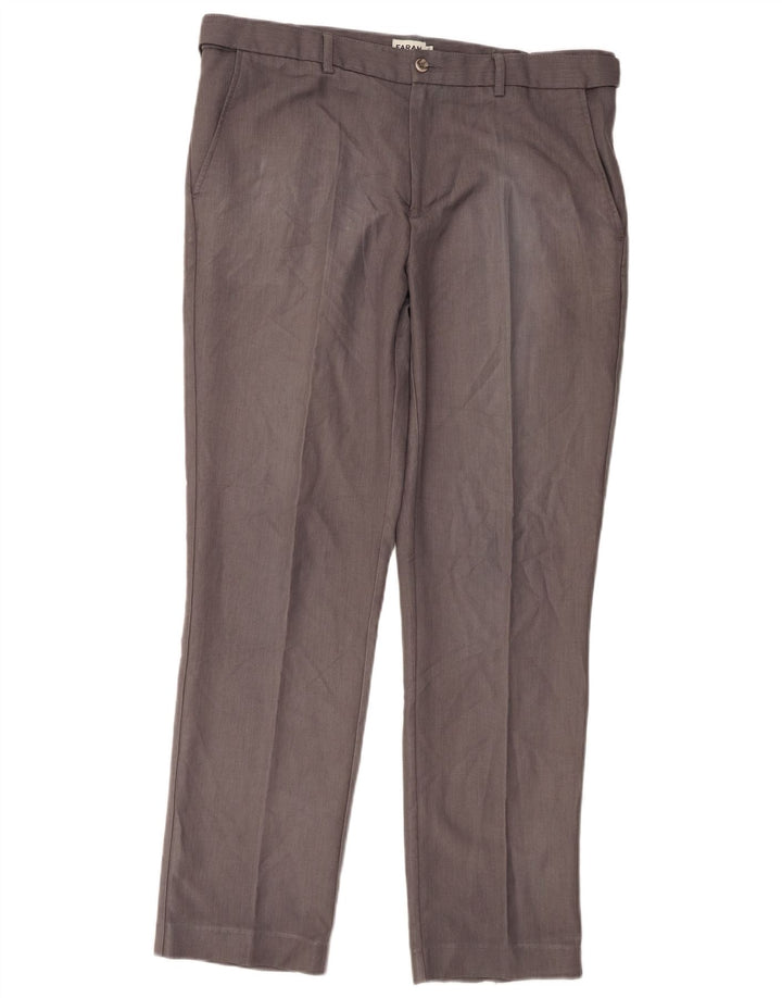 Farah Herren-Chinohose, klassisch, gerade, W36, L31, grau, Polyester