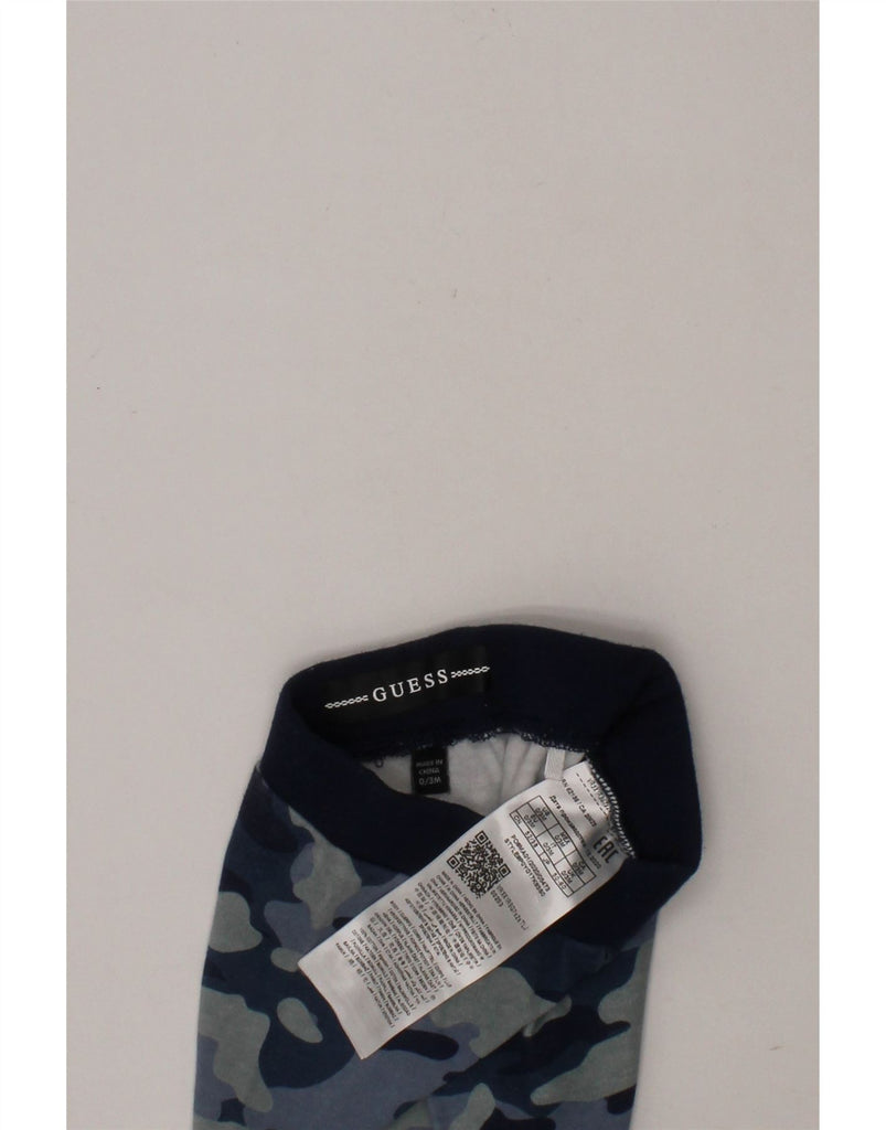 GUESS Baby Boys Tracksuit Trousers 0-3 Months  Navy Blue Camouflage Vintage Guess and Second-Hand Guess from Messina Hembry 