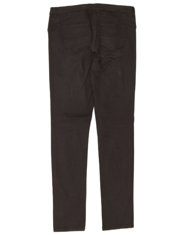 Dack's Damen Slim Fit Freizeithose IT 46 Large W32 L32 Schwarze Baumwolle