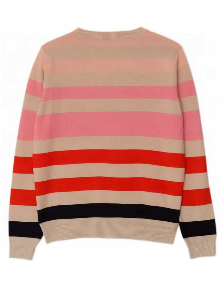 Marks & Spencer Damen-Pullover mit V-Ausschnitt, Gr. 10, Größe S, mehrfarbig