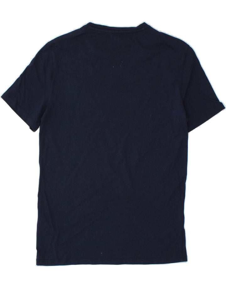GUESS Mens Graphic T-Shirt Top Small Navy Blue Cotton Vintage Guess and Second-Hand Guess from Messina Hembry 