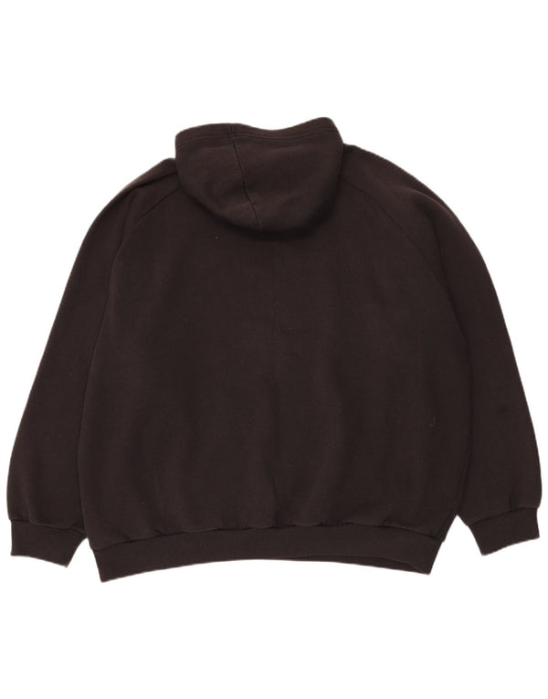 Umbro Damen Übergroßer Kapuzenpullover UK 20 2XL Schwarz Polyester