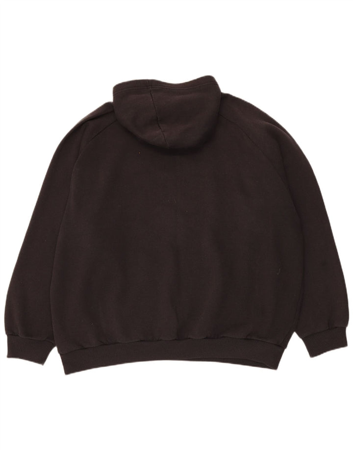 Umbro Damen Übergroßer Kapuzenpullover UK 20 2XL Schwarz Polyester