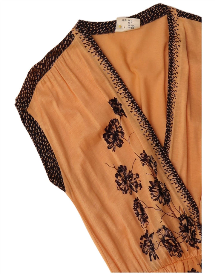 LILO Damen Wickelkleid UK 10 Small Pink Floral