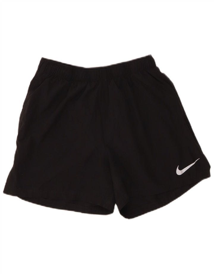 Nike Damen Dri Fit Sportshorts Mittelschwarzes Polyester
