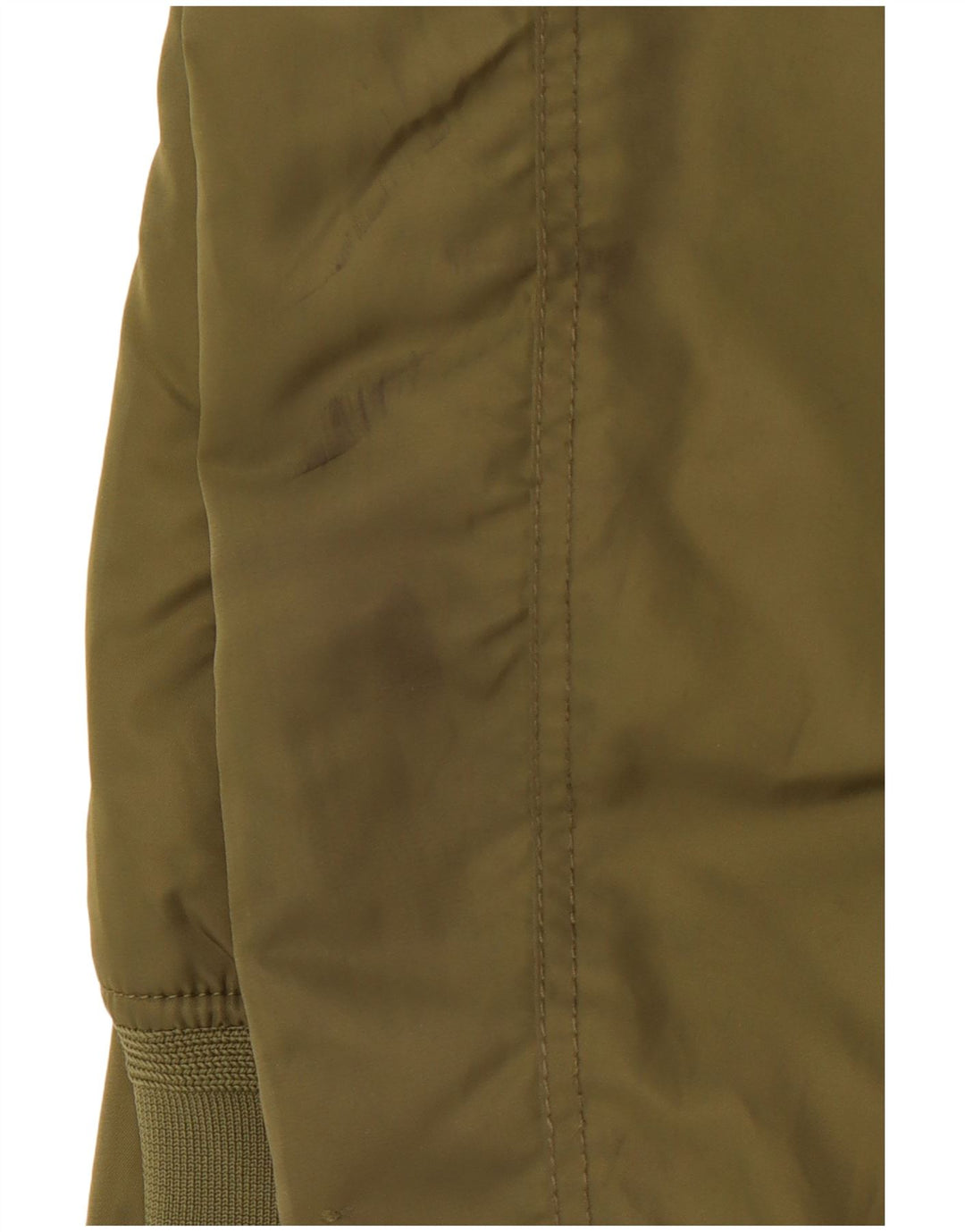 ZARA Herren Adventure Graphic Flight Aviator Jacke UK 40 Großes grünes Nylon