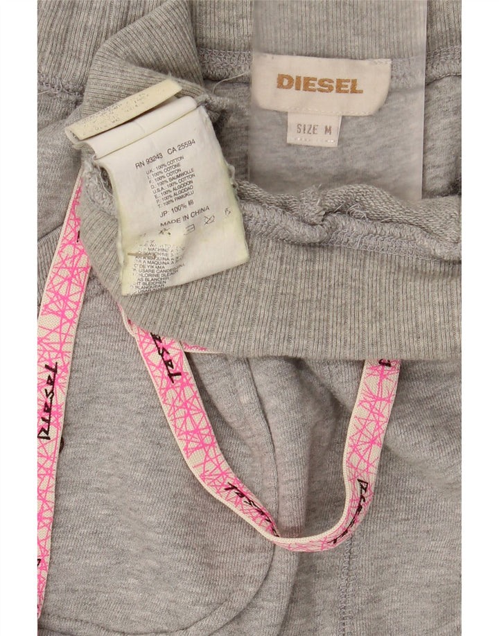 Diesel Damen Trainingshose Jogger UK 14 Mittelgraue Baumwolle