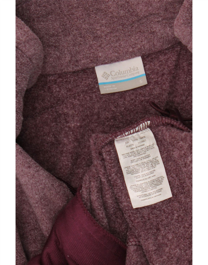 COLUMBIA Damen Fleecejacke UK 10 Small Lila meliert Polyester