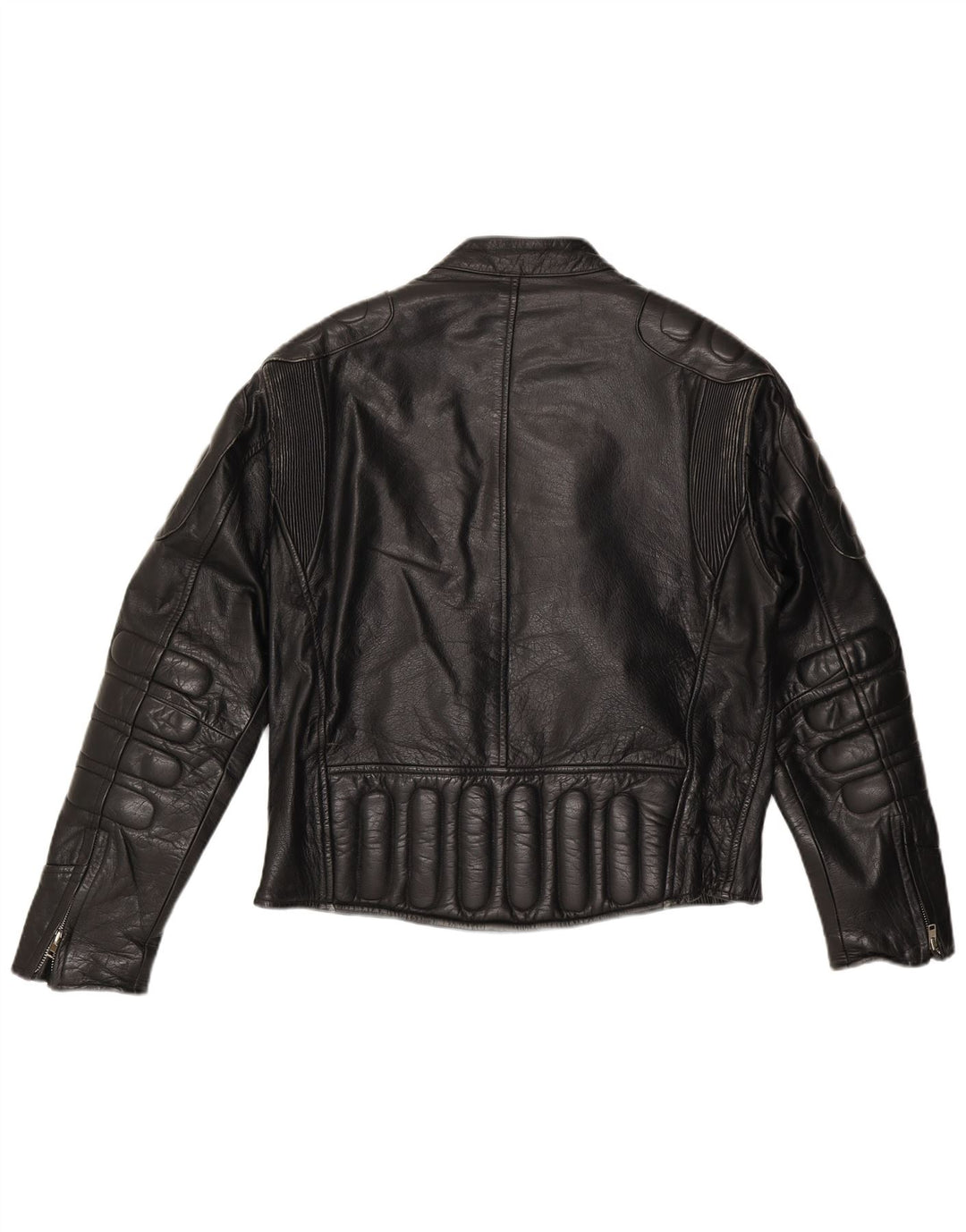 Xelement Herren-Leder-Bikerjacke, UK 40, großes schwarzes Leder