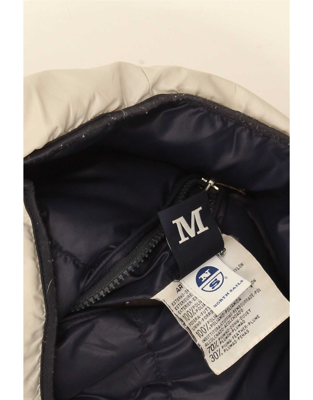 North Sails Herren Reversible Wattierte Weste UK 38 Mittel Marineblau Polyamid