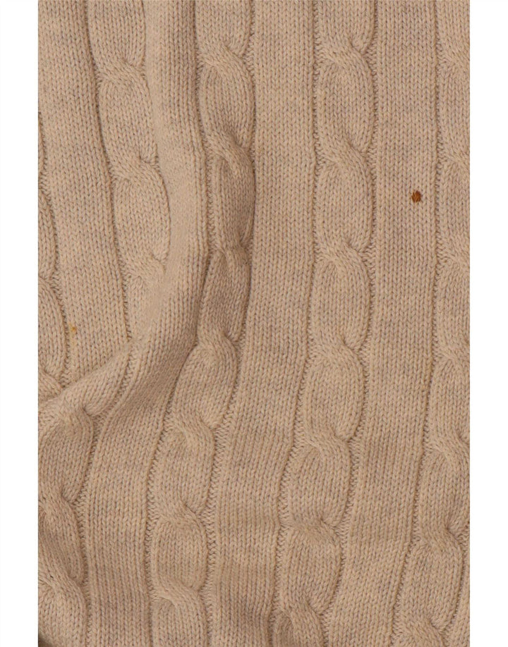 Marks & Spencer Herren-Pullover mit Rundhalsausschnitt, XL, Beige