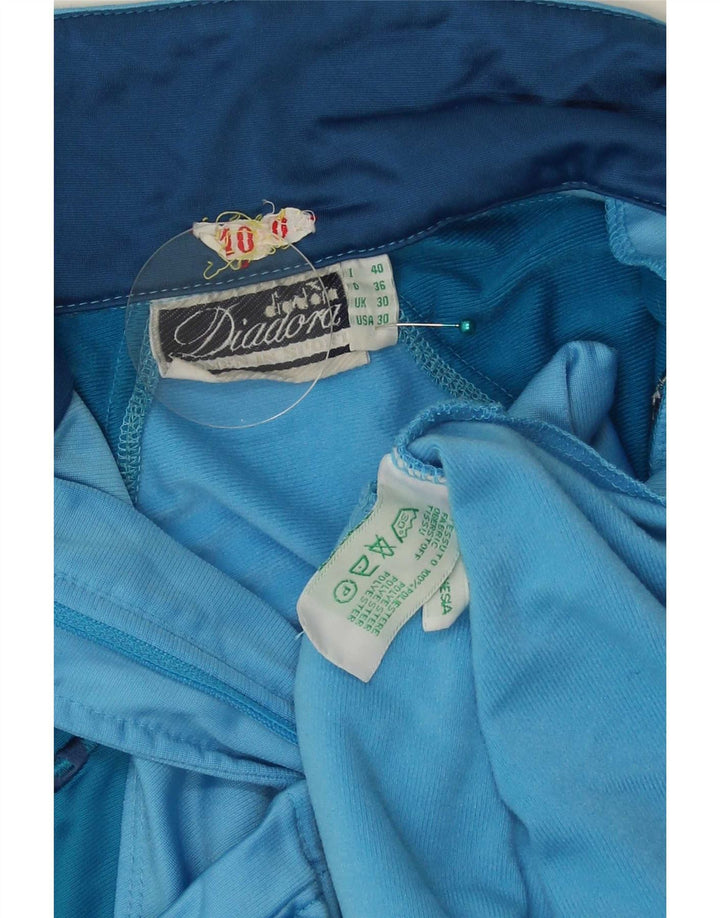 Diadora Damen-Trainingsanzugoberteil mit Grafik, IT 40, Mittelblau, Farbblock