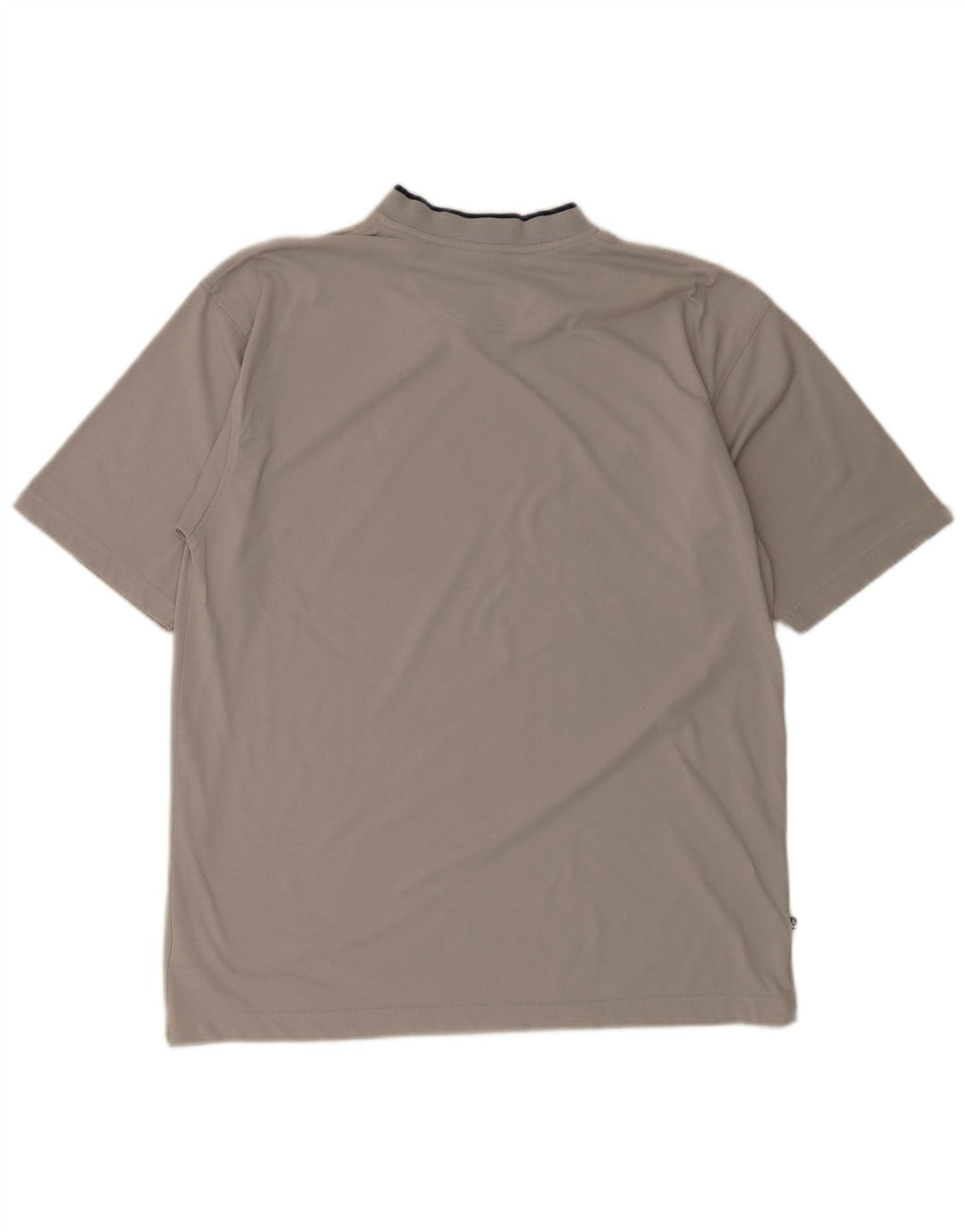 Le Coq Sportif Herren T-Shirt Top Large Grau Polyester