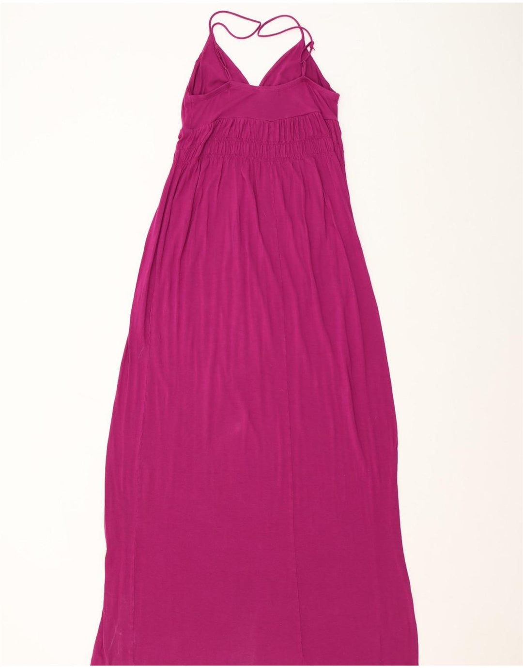 MOSSIMO Womens Sleeveless Maxi Dress UK 12 Medium Maroon Rayon Vintage Mossimo and Second-Hand Mossimo from Messina Hembry 