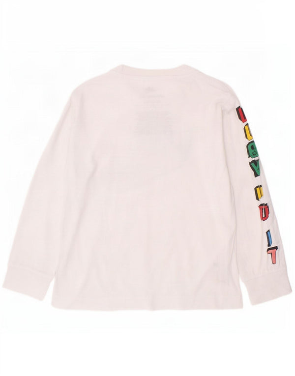 Nike Jungen Graphic Top Langarm 4–5 Jahre Small Weiß