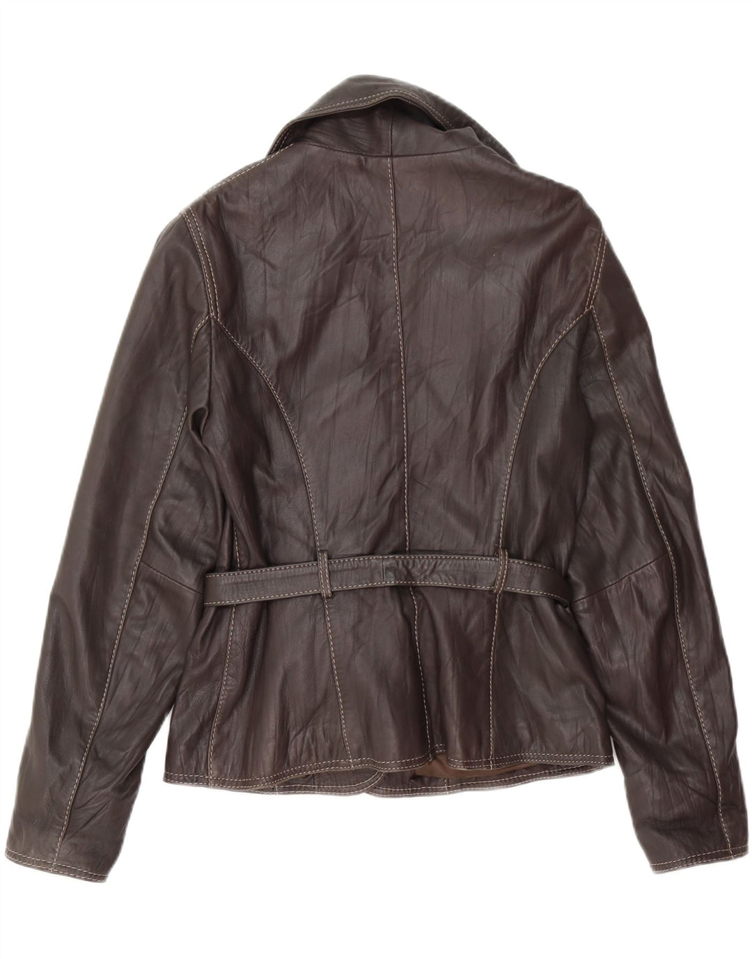 CONBIPEL Damen Lederjacke IT 42 Mittelbraunes Leder